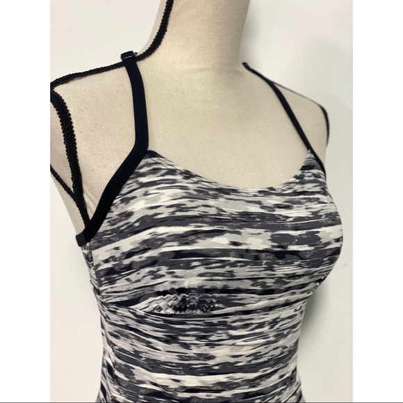 Tek Gear Racerback Tank Top Black & White Size S - Picture 3 of 6